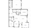 Detailed floor plan showing the layout of the house with the primary bedroom, living room, and other rooms at 409 Kenley Ct, Mcdonough, GA 30253