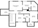 Upper level floor plan showing primary bedroom, bathroom, walk-in closet, two more bedrooms, and laundry room at 7430 Polo Hl, Cumming, GA 30040