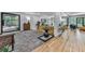 Welcoming entryway with a stone floor and stylish decor leading into the main living space at 120 Huntcliff Pt, Atlanta, GA 30350