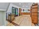 Open kitchen area showcasing the modern design and seamless transition to the living space at 120 Huntcliff Pt, Atlanta, GA 30350