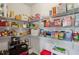 Walk-in pantry with ample shelving for storage at 531 S Fortune Way, Dallas, GA 30157