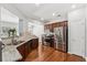 Updated kitchen featuring stainless steel appliances and granite countertops at 6270 Shiloh Woods Dr, Cumming, GA 30040