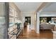 Inviting foyer showcasing hardwood floors, elegant decor, and seamless flow into the living spaces at 259 Dartmoor Cir, Atlanta, GA 30328