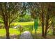 Stone steps leading to a bridge crossing a creek, surrounded by mature trees and lush greenery at 648 Channing Nw Dr, Atlanta, GA 30318