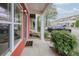 Close-up view of a welcoming front entrance with a 'Welcome' doormat and well-kept shrubbery at 1797 Brookside Lay Cir, Norcross, GA 30093