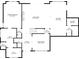 Detailed floorplan showcasing the layout of the home with dimensions for each room at 1375 Harris Rd, Lawrenceville, GA 30043