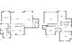Two-story floorplans showing room layouts of the home including the primary bedroom, kitchen, and additional bedrooms at 1375 Harris Rd, Lawrenceville, GA 30043