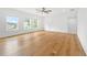 Bright and airy living room with hardwood floors and lots of natural light at 1375 Harris Rd, Lawrenceville, GA 30043