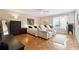 Spacious main bedroom with stylish furnishings, hardwood floors, and relaxing ambiance at 3730 Willow Mill Dr, Lawrenceville, GA 30044