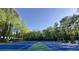 Well-maintained tennis courts surrounded by lush greenery, offering a serene and active recreational space at 1405 Wilmington Way, Grayson, GA 30017