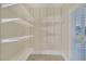 Walk-in closet with installed storage and shelves at 1405 Wilmington Way, Grayson, GA 30017
