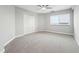 Bedroom features neutral walls, carpet, closet and a window at 1501 Clairmont Rd # 1624, Decatur, GA 30033