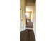 Carpeted stairs lead to the upper level with wood-look flooring on the lower level at 237 Summergate Ln, Villa Rica, GA 30180
