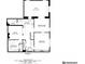 This is the floorplan for this home, it has 3 bedrooms, 2 bathrooms, a living room, a dining room, and a kitchen at 2940 Blue Sky Pl, Marietta, GA 30068