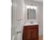 Cozy bathroom featuring a small vanity with storage and an updated faucet at 4366 Karls Gate Dr, Marietta, GA 30068