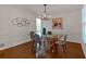 Elegant dining room with modern chandelier, and stylish decor at 4366 Karls Gate Dr, Marietta, GA 30068
