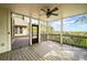 Covered patio with outdoor access at 322 Tupelo Tr Trl, Canton, GA 30114