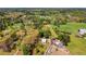 Stunning aerial view of the property showcasing its lush landscaping, and serene surroundings at 4504 Union Hill Rd, Canton, GA 30115