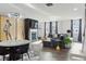 Bright open-concept living space with modern furniture and decor at 1332 Nw Creekside Cir, Atlanta, GA 30318