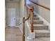 This staircase leads to the upper level at 1668 Sabastian Ne Pt, Atlanta, GA 30329