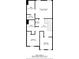 Second-floor plan shows primary bedroom, WIC, bathrooms, laundry, hall, and two bedrooms at 5157 Madeline, Stone Mountain, GA 30083