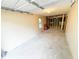 Spacious garage, offering potential for customization with a framed room at 6092 Leverett Dr, Lithonia, GA 30038