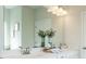 Bright bathroom with double vanity and modern fixtures in a neutral color palette at 233 Silver Leaf Trce, Douglasville, GA 30134