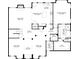 Detailed floor plan of the main level showcasing a spacious layout at 4620 Westgate Dr, Cumming, GA 30040