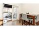 Dining area leading to an outdoor patio with comfortable seating at 1101 Collier Nw Rd # U2, Atlanta, GA 30318