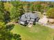 This image showcases the backyard, with a view of the spacious deck and a manicured lawn at 1350 Blackwell Rd, Marietta, GA 30066