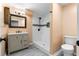 Cozy bathroom with stylish vanity, shower, and tiled floor at 1350 Blackwell Rd, Marietta, GA 30066
