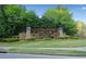 Stone monument at Bentwater community entrance with lush landscaping at 139 Thunder Ridge Ln, Acworth, GA 30101