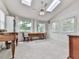 Bright bonus room with skylights, multiple windows and neutral color palette at 1606 Nuthatch Ct, Marietta, GA 30062