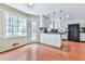 Bright kitchen with stainless steel appliances, white cabinetry, and a garden view at 1606 Nuthatch Ct, Marietta, GA 30062