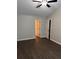 Bedroom with ceiling fan and modern flooring at 425 Orchard Dr, Stone Mountain, GA 30083