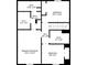 Upstairs floor plan featuring bedrooms, bathrooms, walk in closet and hall at 425 Orchard Dr, Stone Mountain, GA 30083