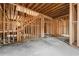 Partially framed basement with the potential for customization and additional living space at 1445 West Wesley Ne Rd, Atlanta, GA 30327