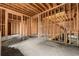 Partially framed basement showcasing potential for customization and additional living space at 1445 West Wesley Ne Rd, Atlanta, GA 30327