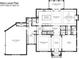 Main level floor plan showing layout of the home with kitchen, living room, dining room and garage at 1445 West Wesley Ne Rd, Atlanta, GA 30327