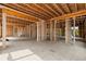 A partially built living room showcasing the framing structure at 1445 West Wesley Ne Rd, Atlanta, GA 30327