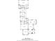 Detailed floor plan showcasing the layout of the house with bedrooms, living areas, and kitchen at 176 Stewart Nw Ave, Marietta, GA 30064
