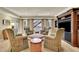 Living room with four chairs at 8385 Sentinae Chase Dr, Roswell, GA 30076