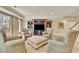 Basement living room with tv at 8385 Sentinae Chase Dr, Roswell, GA 30076