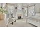 Bedroom featuring lots of light, vaulted ceilings, and a fireplace at 8385 Sentinae Chase Dr, Roswell, GA 30076
