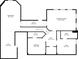 Basement floor plan showing a game room, gym, bedroom, recreation room, and bath at 201 Rippling Nw Dr, Marietta, GA 30064