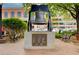 City square featuring historic plaque and benches, providing a place for reflection and community at 201 Rippling Nw Dr, Marietta, GA 30064