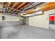 Unfinished basement featuring a concrete floor, exposed ductwork, and utilities at 530 S Lost Lake Cv, Villa Rica, GA 30180
