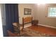 Bedroom with wood floors and a large window at 1256 E Piedmont Rd, Marietta, GA 30062