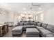 Open concept living area featuring a kitchen, living room, and dining area at 3717 Silvery Way, Powder Springs, GA 30127
