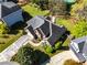 Beautiful home with a well-maintained lawn and mature trees, creating a private and serene setting at 1630 Chadwick Mill Ln, Lawrenceville, GA 30043